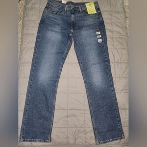 Levi's Men's 514 1537 Straight 34x34 ~Goth Twist Blue ~ADV FLEX STRETCH NWT $70